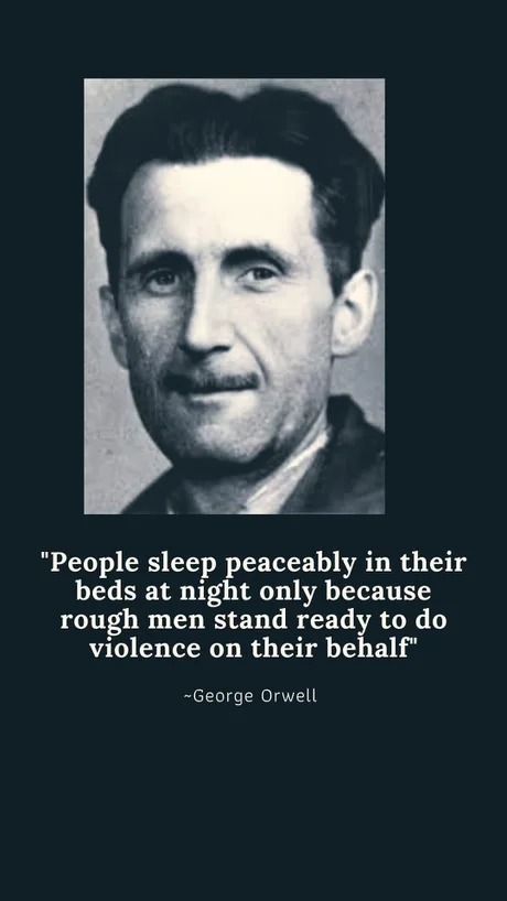 George Orwell quote - meme