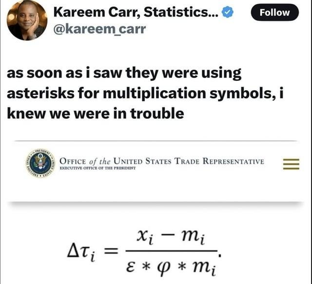 If they’re using asterisks for math, we’re already doomed - meme