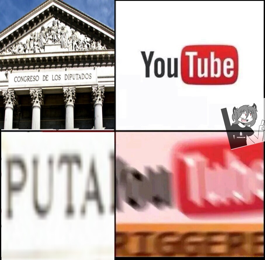 Maldito youtube y su censura - meme