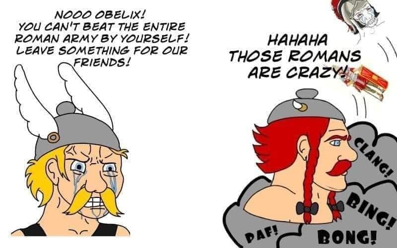 based Obelix - meme