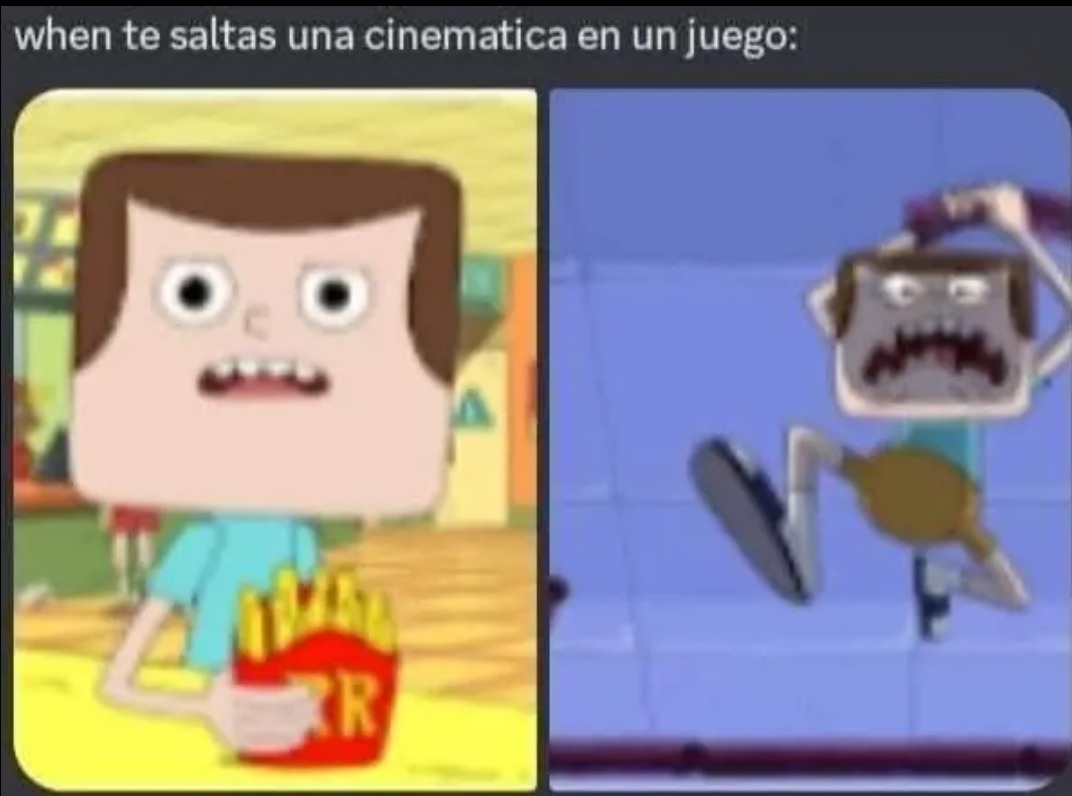 Estaban hablando y después el mundo era destruído - meme