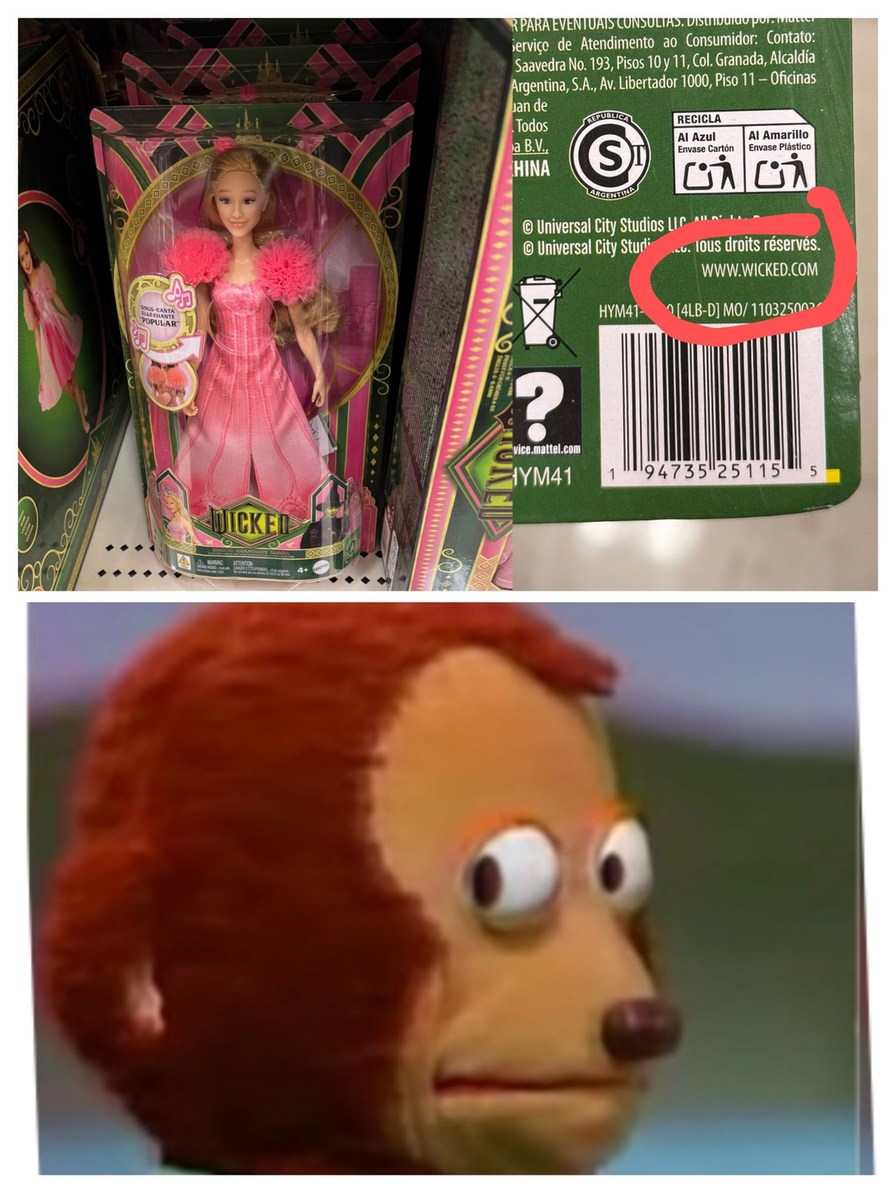 That's not wickedmovie.com - meme