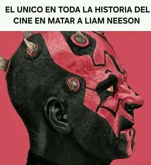 El único que derrotó a Liam Neeson - meme