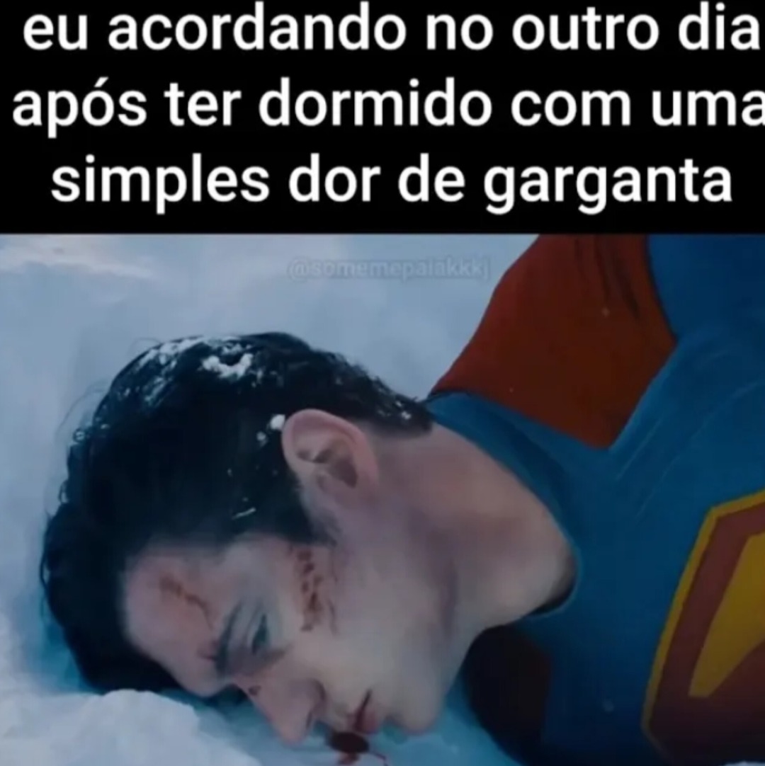 Dor de Garganta - meme
