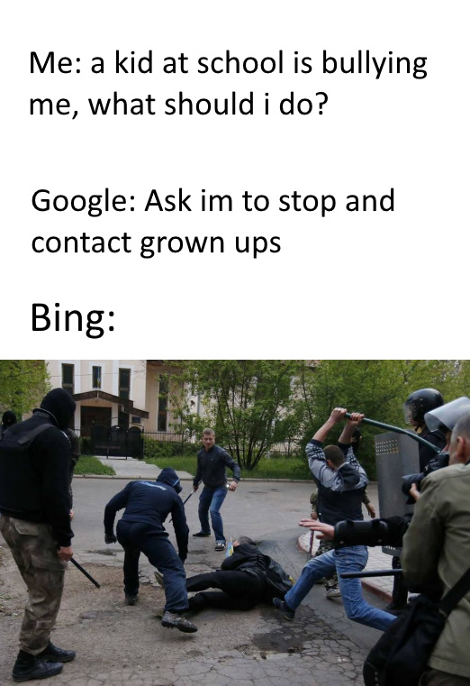 Google/Bing - meme