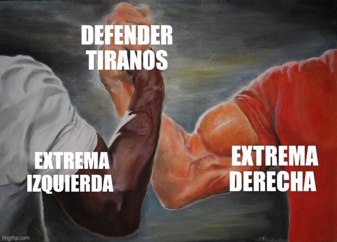 No defiendan dictadores - meme