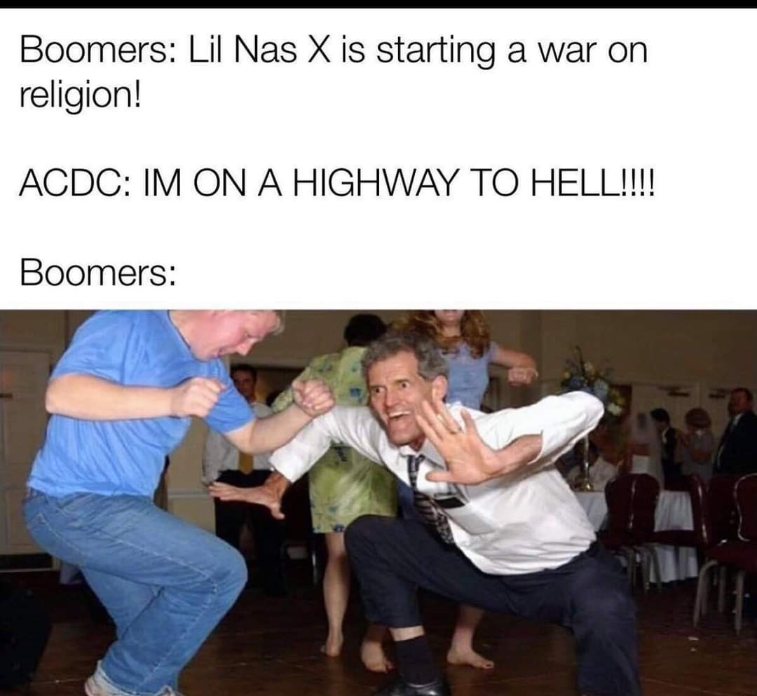 OP thinks AC/DC is overrated - meme