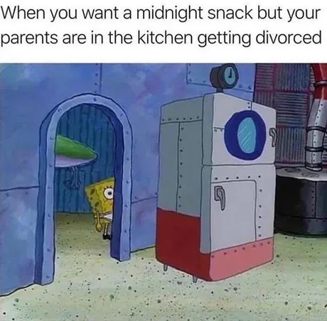 Midnigh snack with surprise - meme