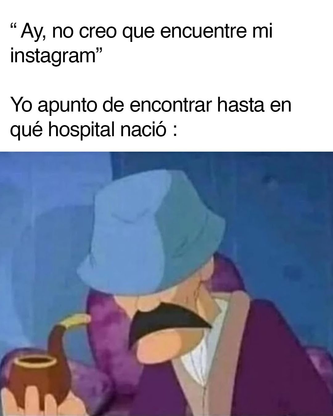 Un auténtico detective - meme