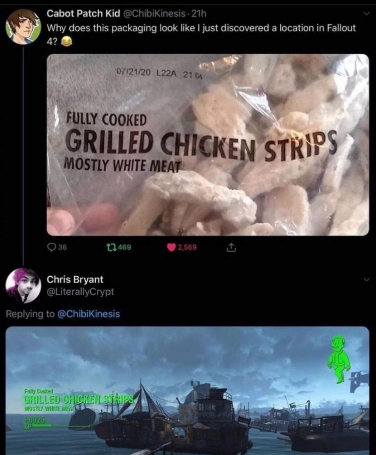 fallout chicken - meme