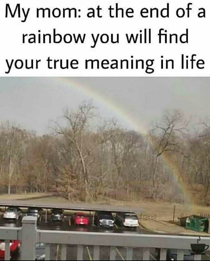 End of rainbow - meme
