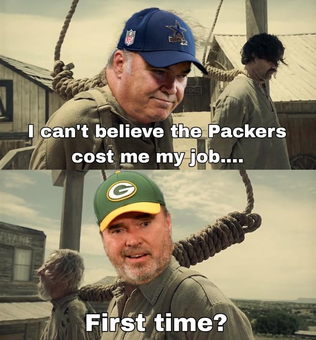 Packers vs Cowboys coaches meme