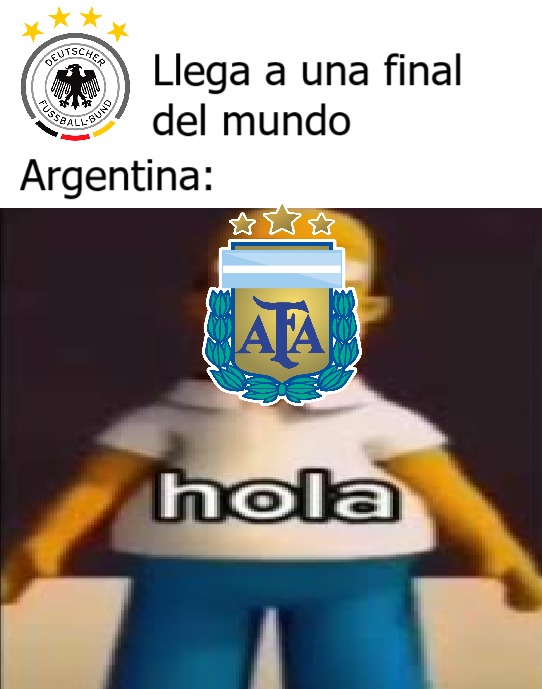 La final más repetida de la historia de los mundiales. - meme