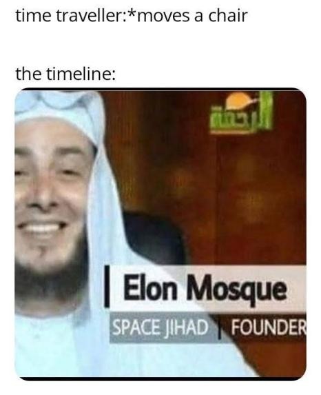 elon mosque - meme