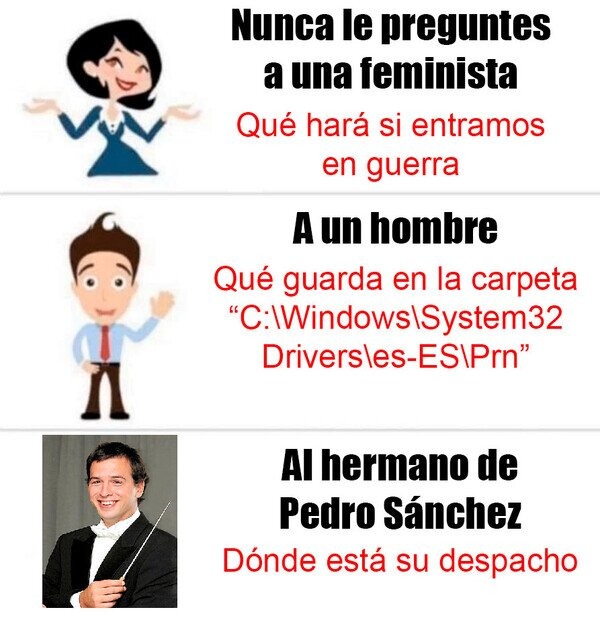Meme del hermano de Pedro Sanchez
