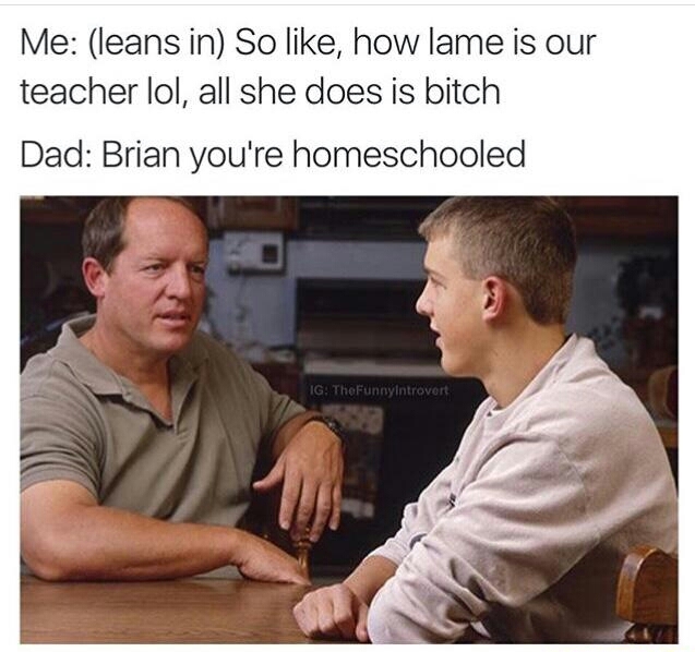 Brian is the smartest kid. - meme