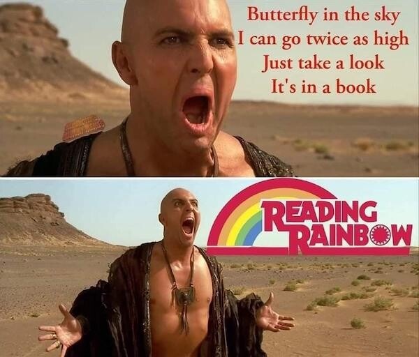 Reading Rainbow - meme