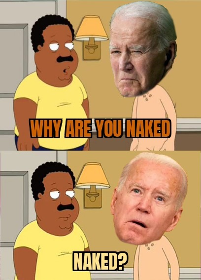 Biden has dementia - meme