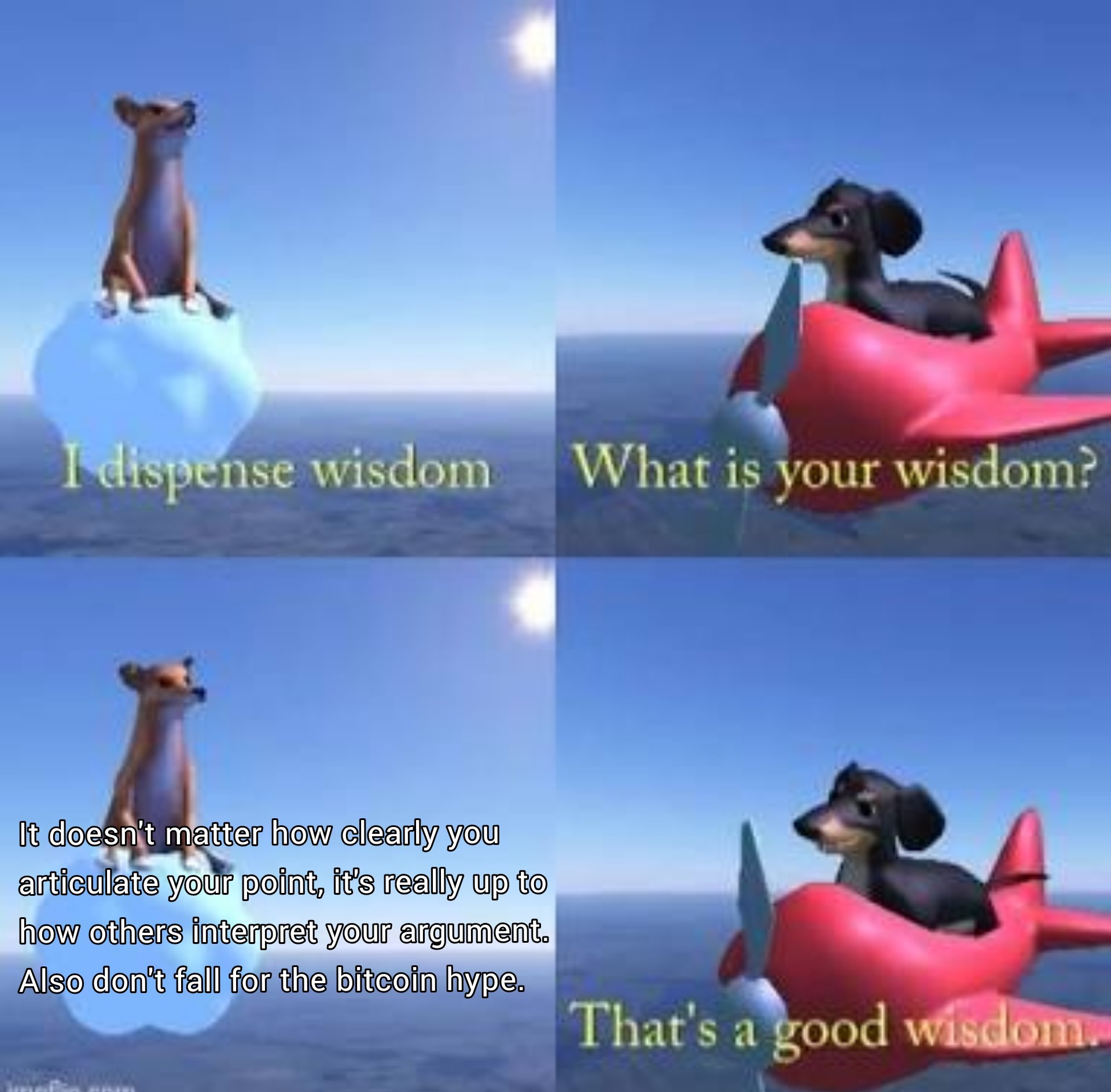 Dogs can talk - meme