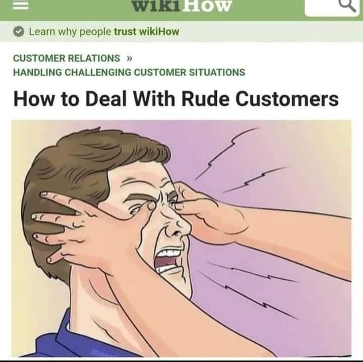 All retail works should be allowed to do this once and not get in trouble - meme