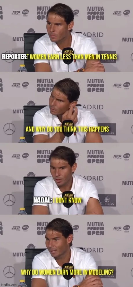 Based Rafa Nadal - meme
