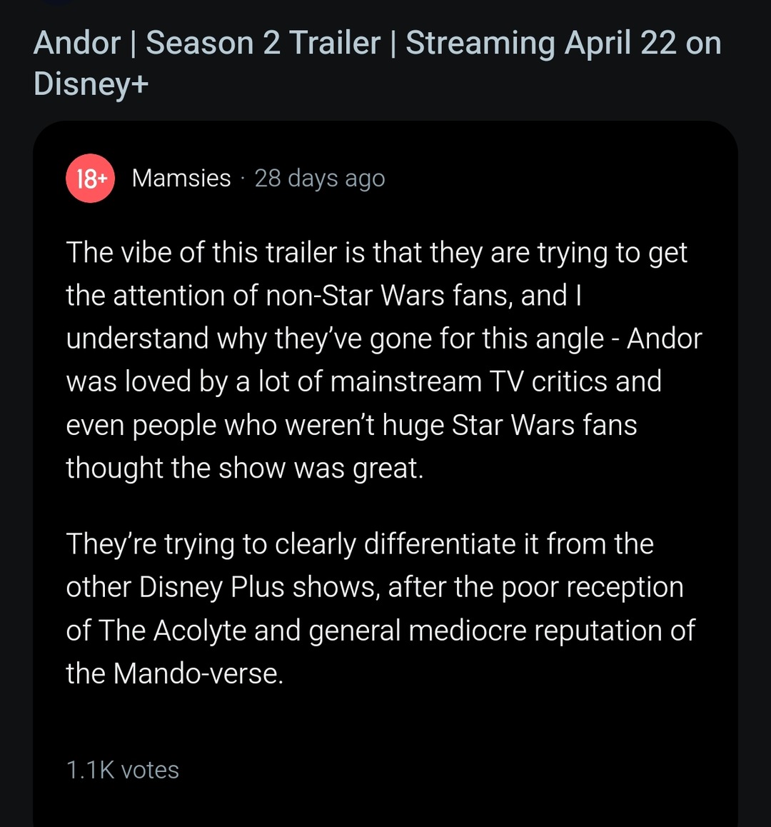 Andor season 2 trailer hits and it’s aiming straight for the non-Star Wars fans - meme