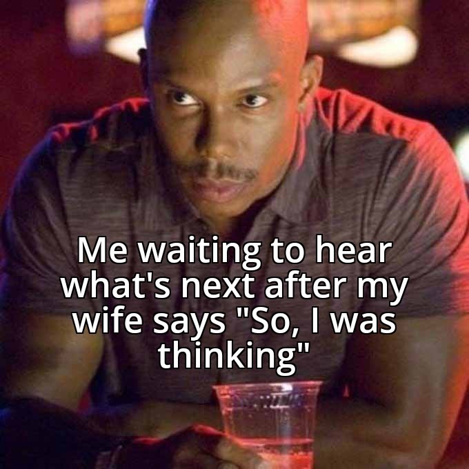 Build, buy, move or paint? - meme