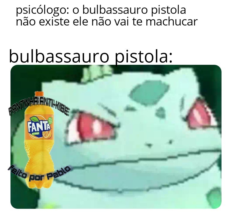 Bulbassauro pistola - meme