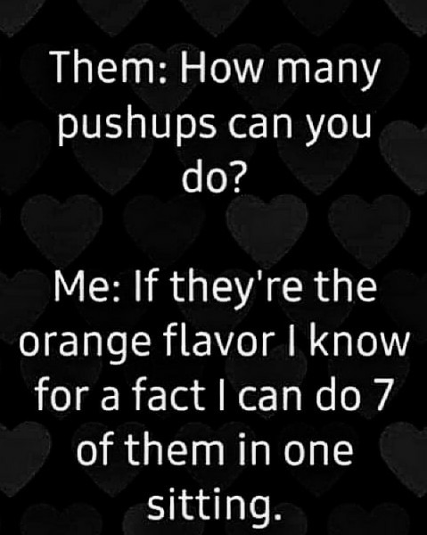 How many pushups - meme
