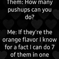 How many pushups