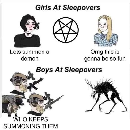 dongs in a summoner - meme