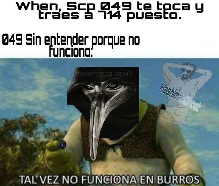 SCP-049 vs SCP-714  Scp, Scp 049, Memes