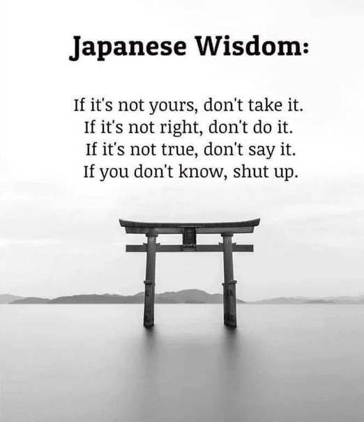 Japanese Wisdom - meme