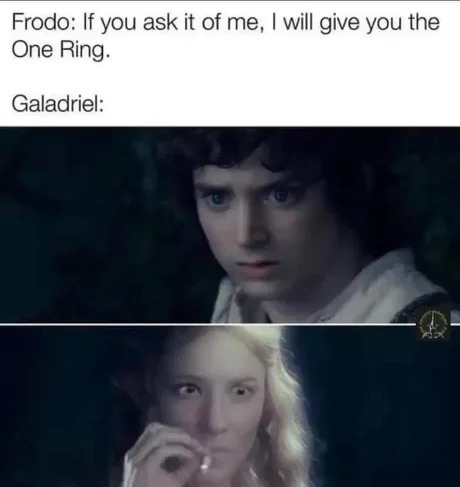The best Galadriel memes :) Memedroid