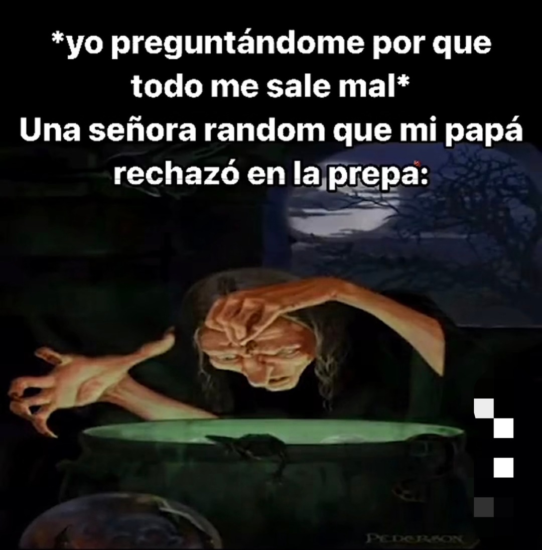 Todo me sale mal y la señora random cree que es su culpa - meme
