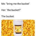 The bucket.