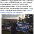 A pedo who is a blm supporter and a democrat. Plus he is the elected commissioner for Darby Township, Pennsylvania (next to Philadelphia). What a surprise.