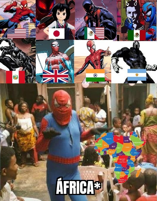 Porque todas las versiones sudaméricanas de Spiderman son villanos - meme