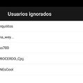 Lista de ignorados reveal