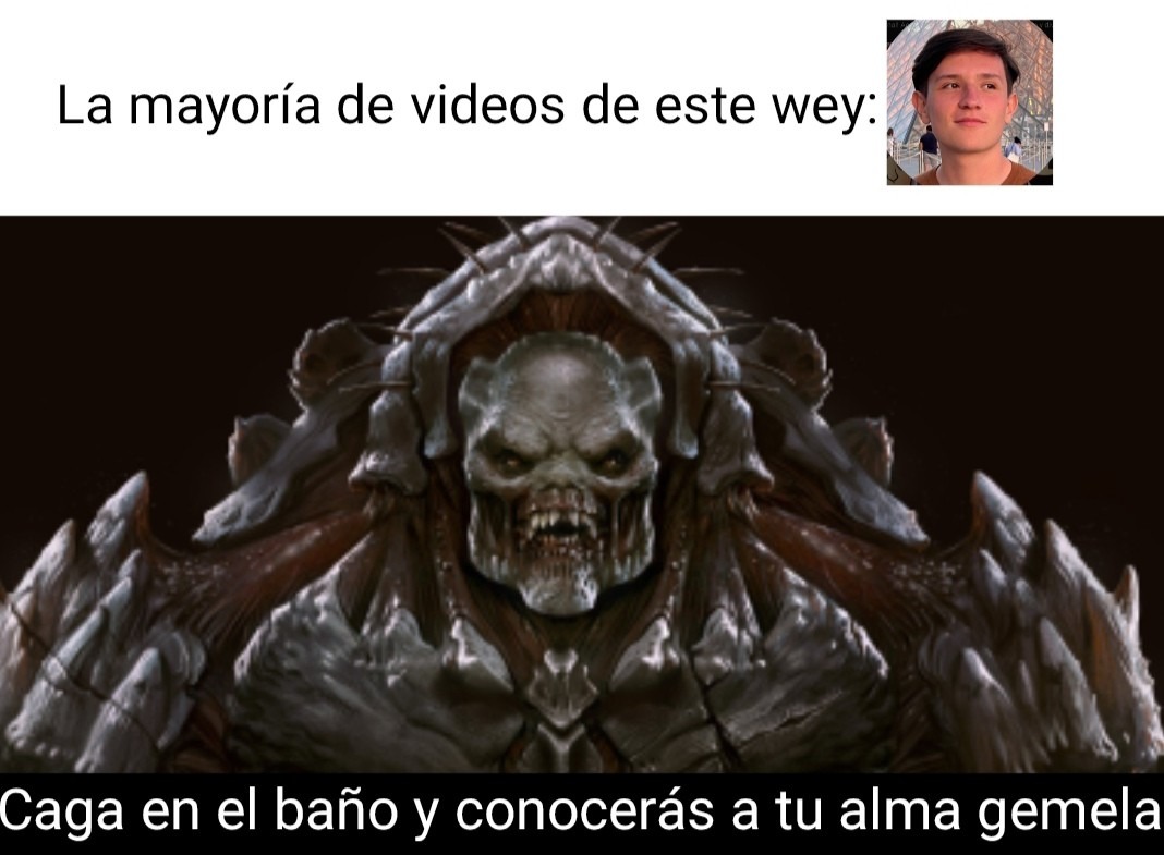 No me mientan cuando les digo que a varios nos aparece este wey en YT shorts - meme