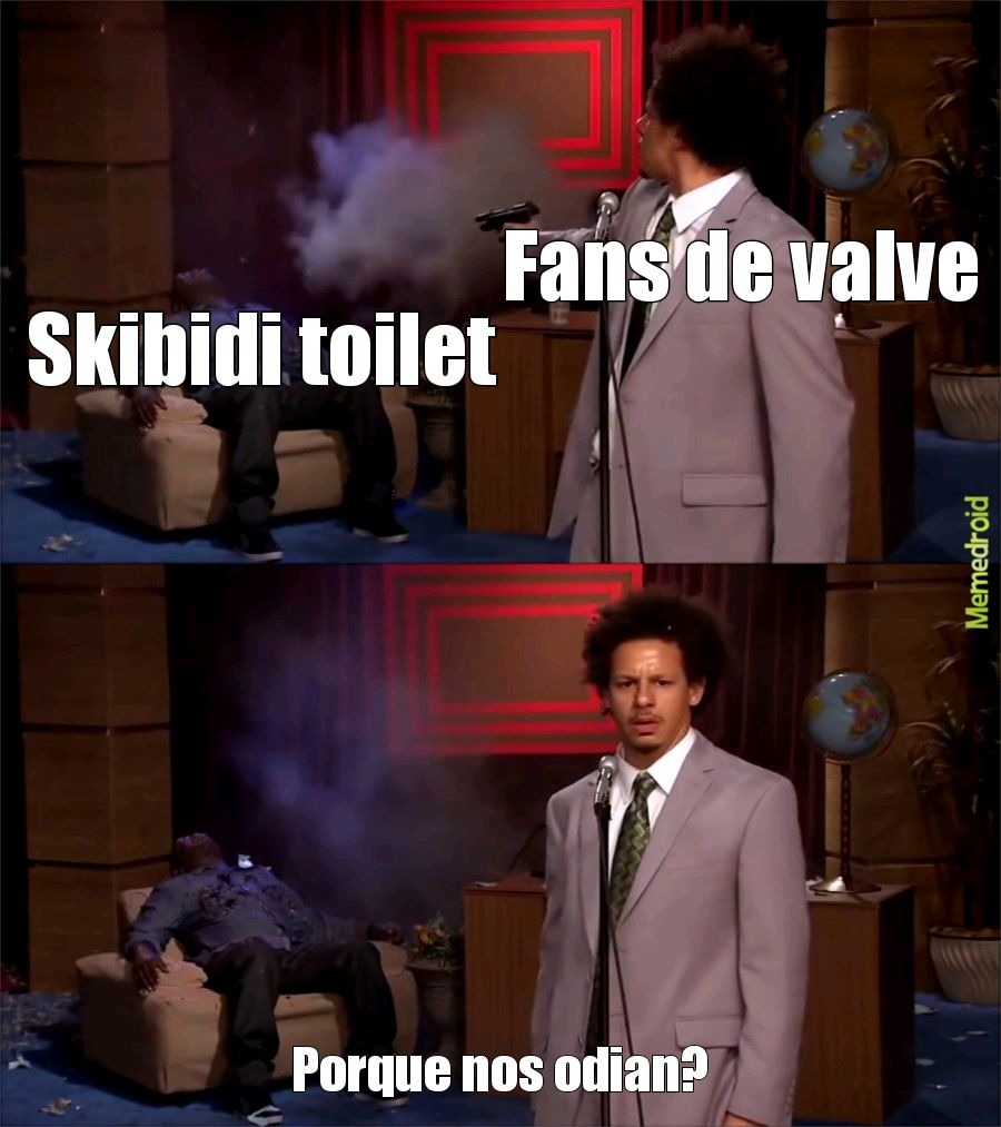 Esos tipos combulsionaron al enterarse que skibidi toilet tendrá una película - meme