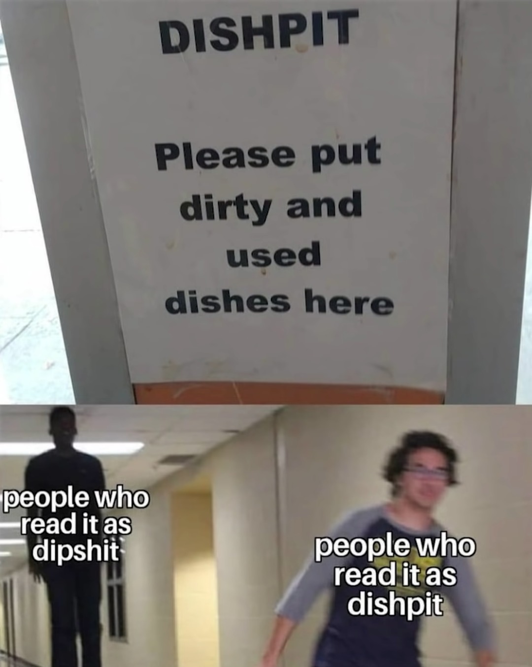 dishpit you dirty minded fricker - meme