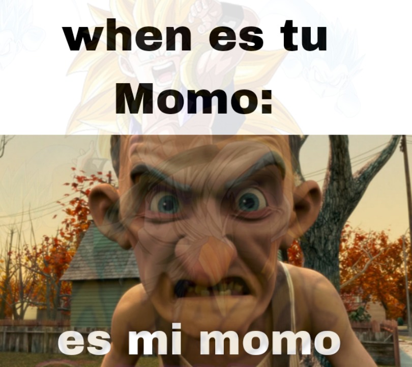 When es tu momo - meme