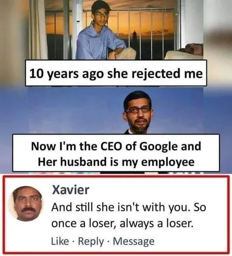 Xavier is savage - meme