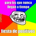 fiesta de positivos