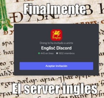 server ingles - meme