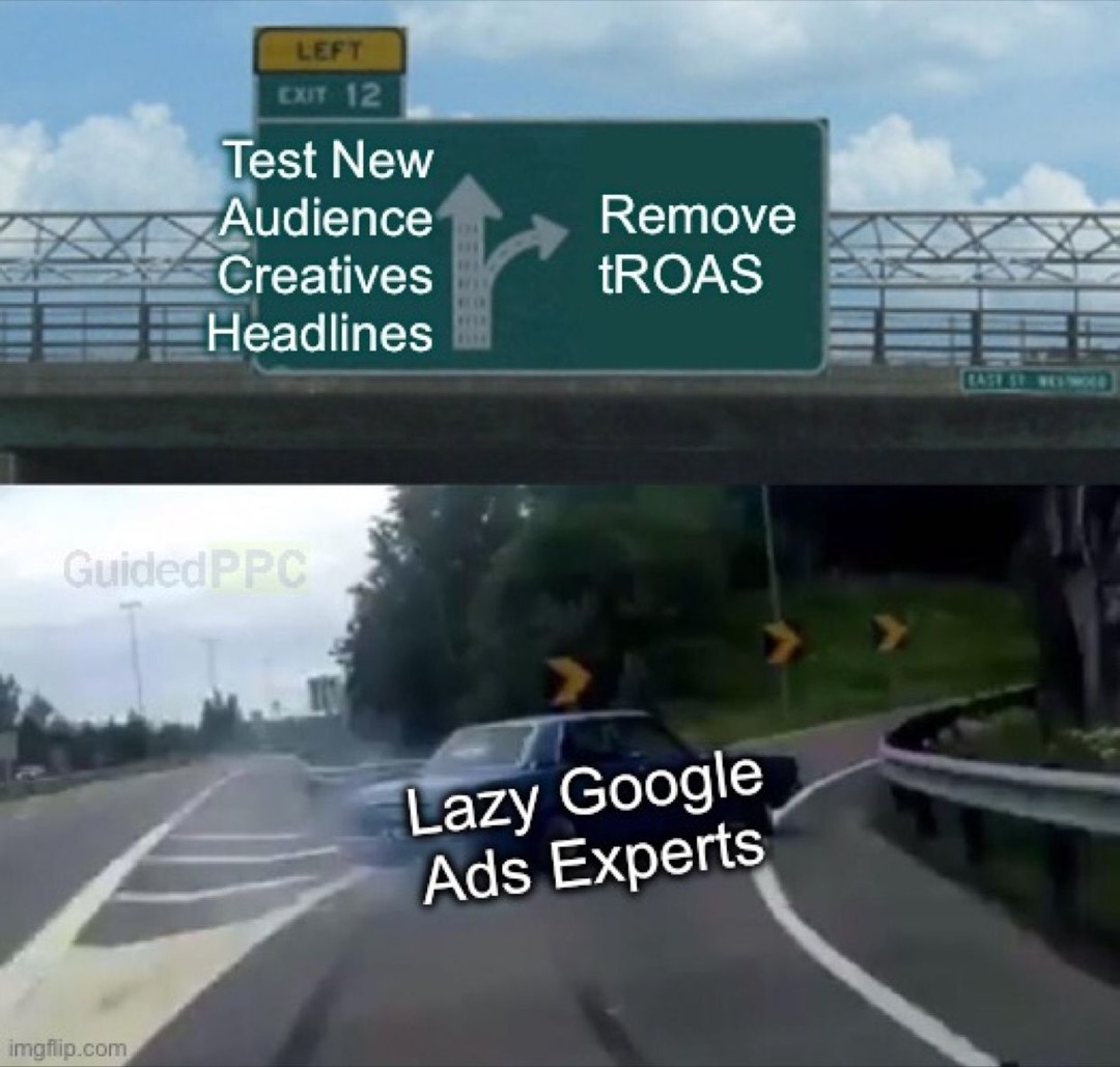 Lazy Google Ads Experts - meme