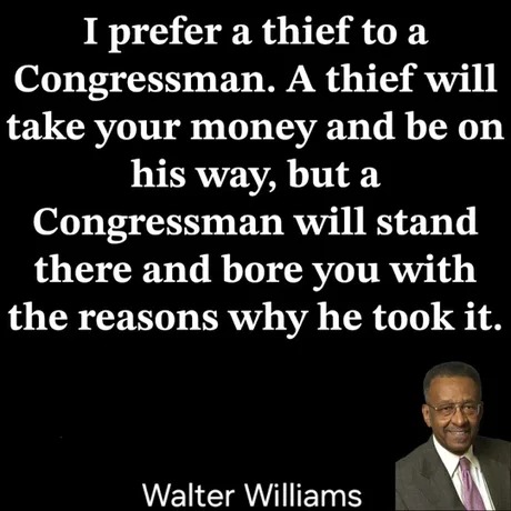 Thief or a congressman - meme