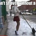 Can't shovel without HO