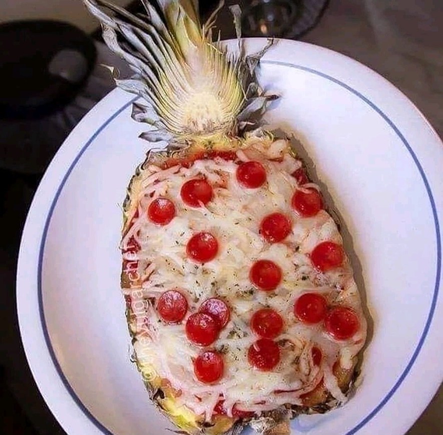 *pizza's your pineapple* - meme
